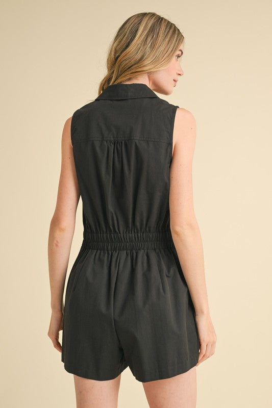 ISA BLACK ROMPER