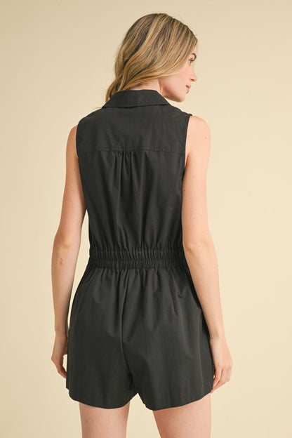 ISA BLACK ROMPER