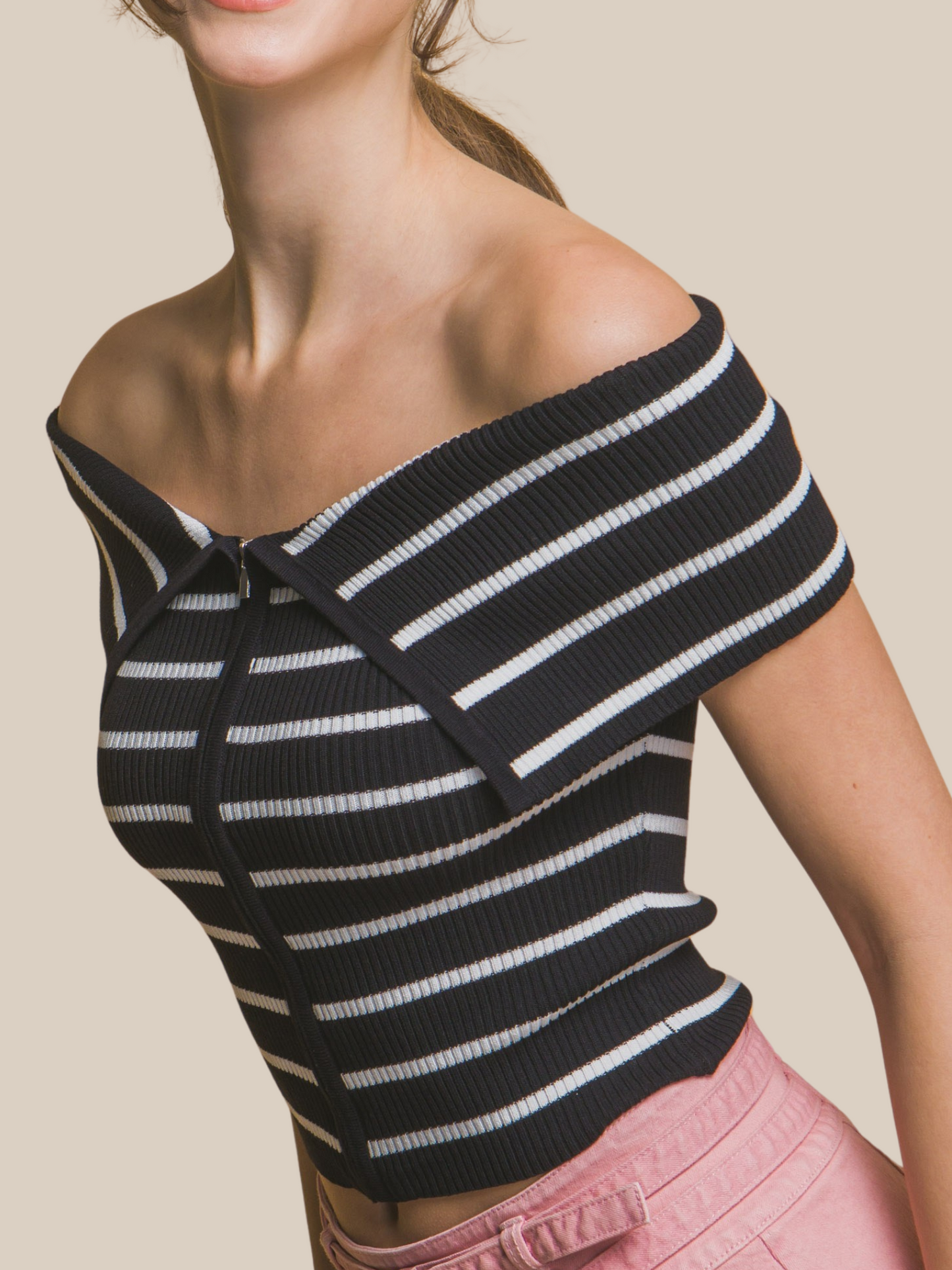 ALICIA STRIPED TOP