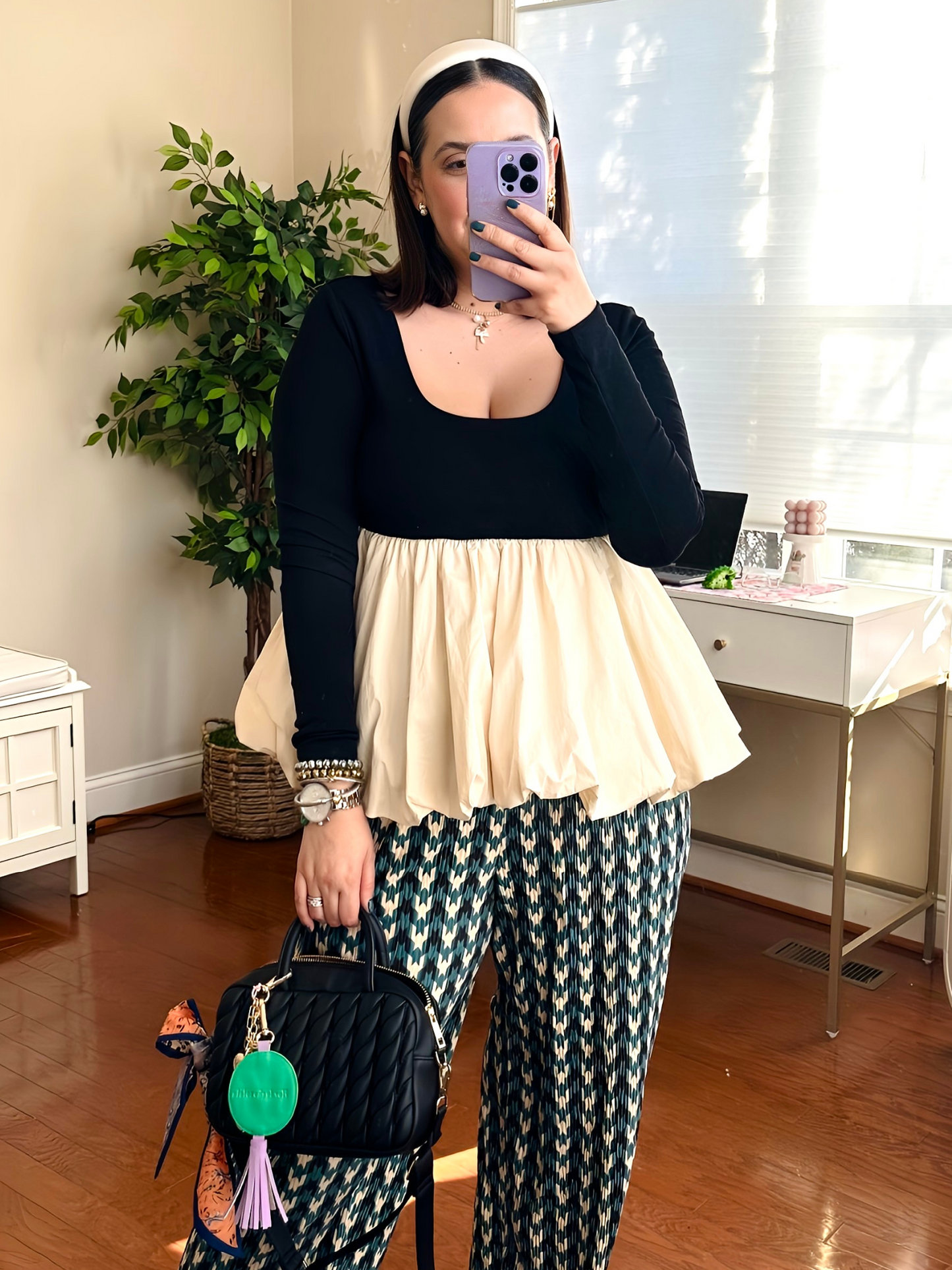 BALLERINA PEPLUM TOP