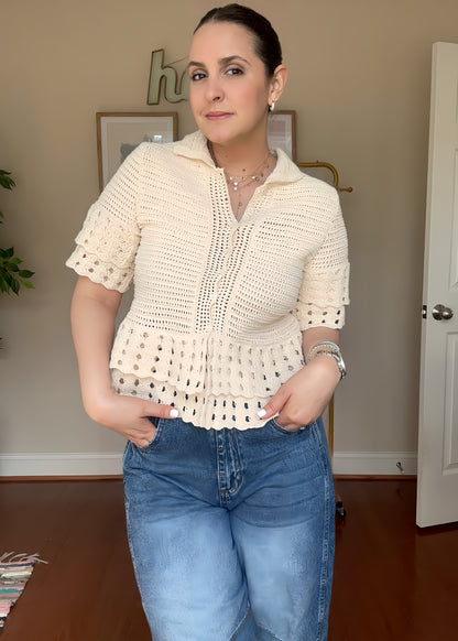 MILA CROCHET TOP